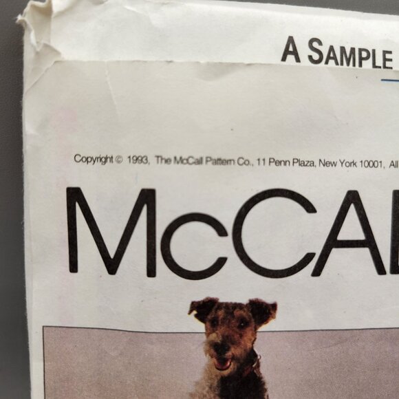 McCalls Quick Picks Craft Pattern Dog Bed Cover Apron Caps Wood Carrier UNCUT - Picture 3 of 4